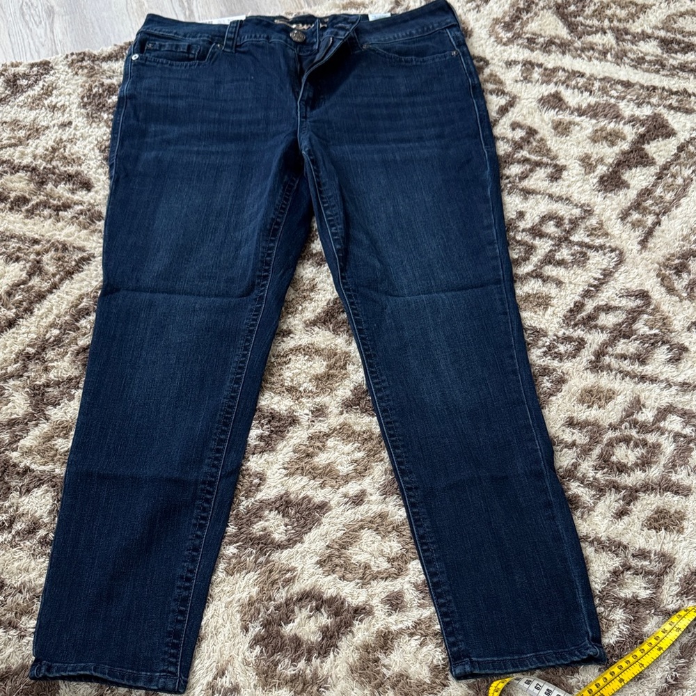 Seven7 Dark Blue Women's Skinny Jeans